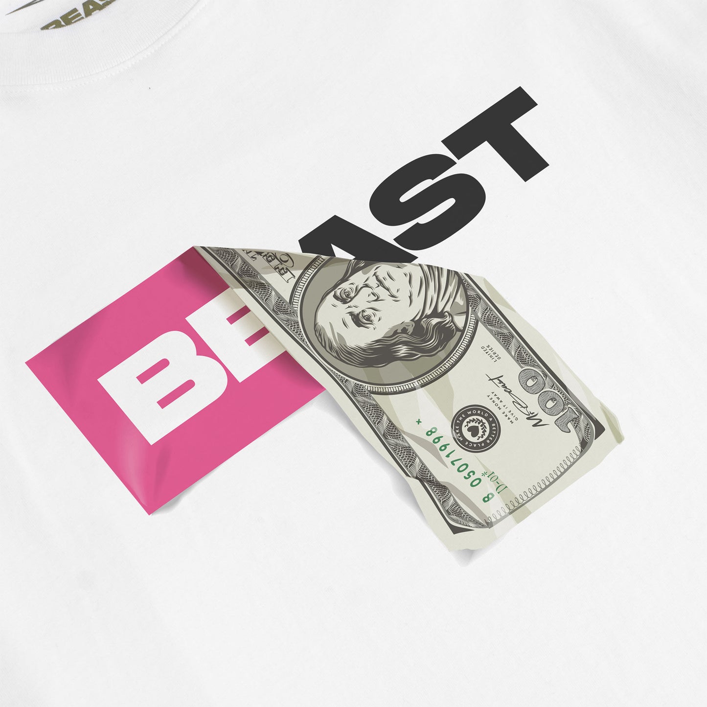 DOLLAR BILL SS TEE - OFF WHITE