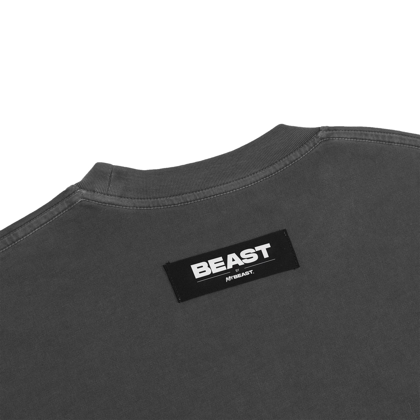 SHREDDER PIGMENT DYE SS TEE - BLACK