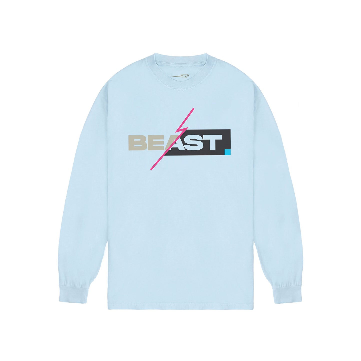 CORE FLASH BOX LS TEE - LIGHT BLUE