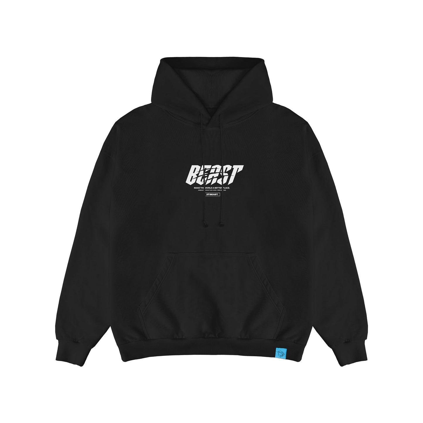 SHREDDER PULLOVER HOODIE - BLACK