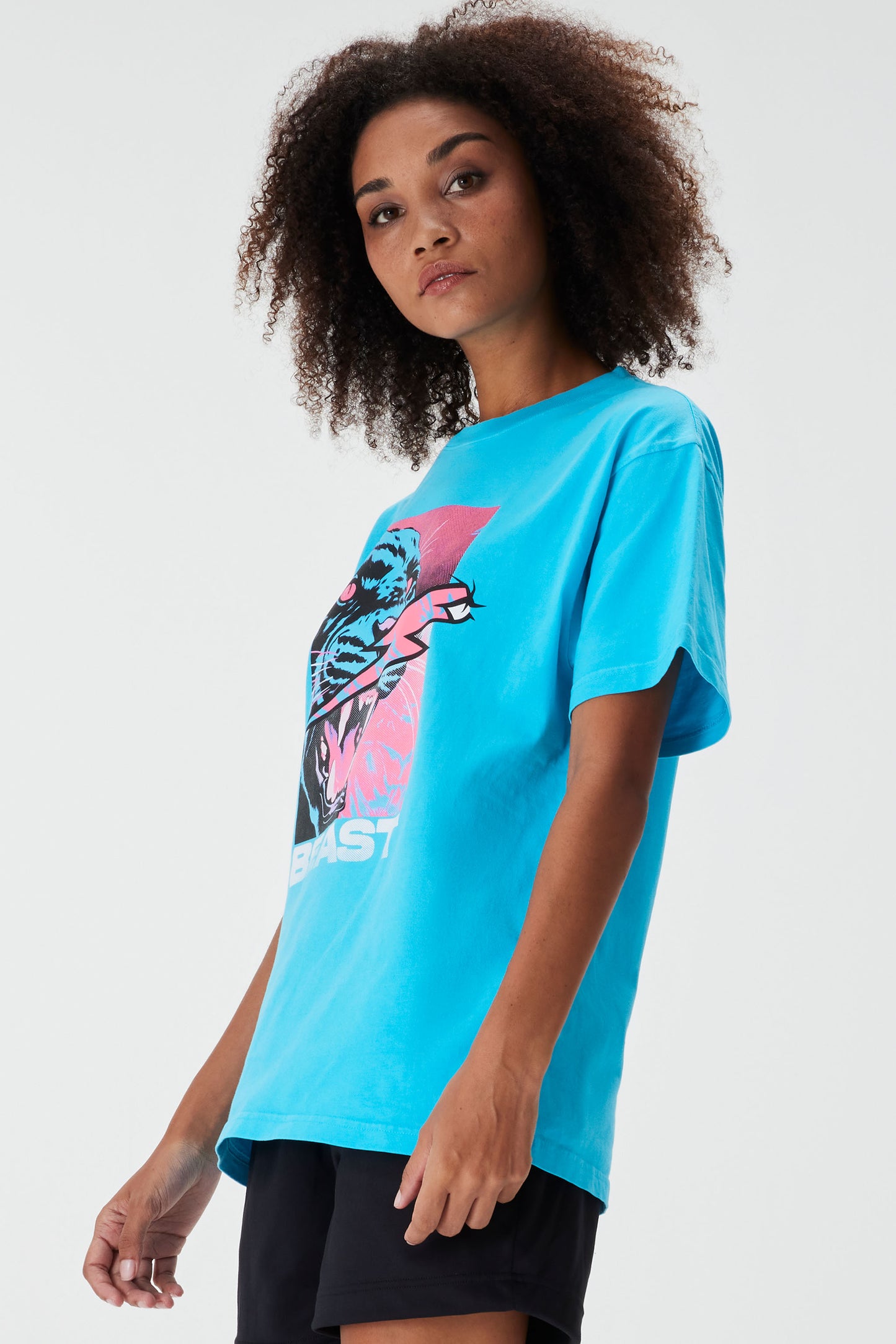 JUNGLIST S/SLEEVE TEE - LIGHT BLUE - MrBeast.store
