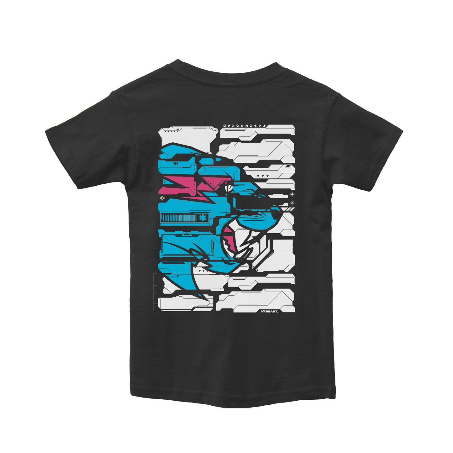 KIDS PARTICLE S/SLEEVE TEE - BLACK