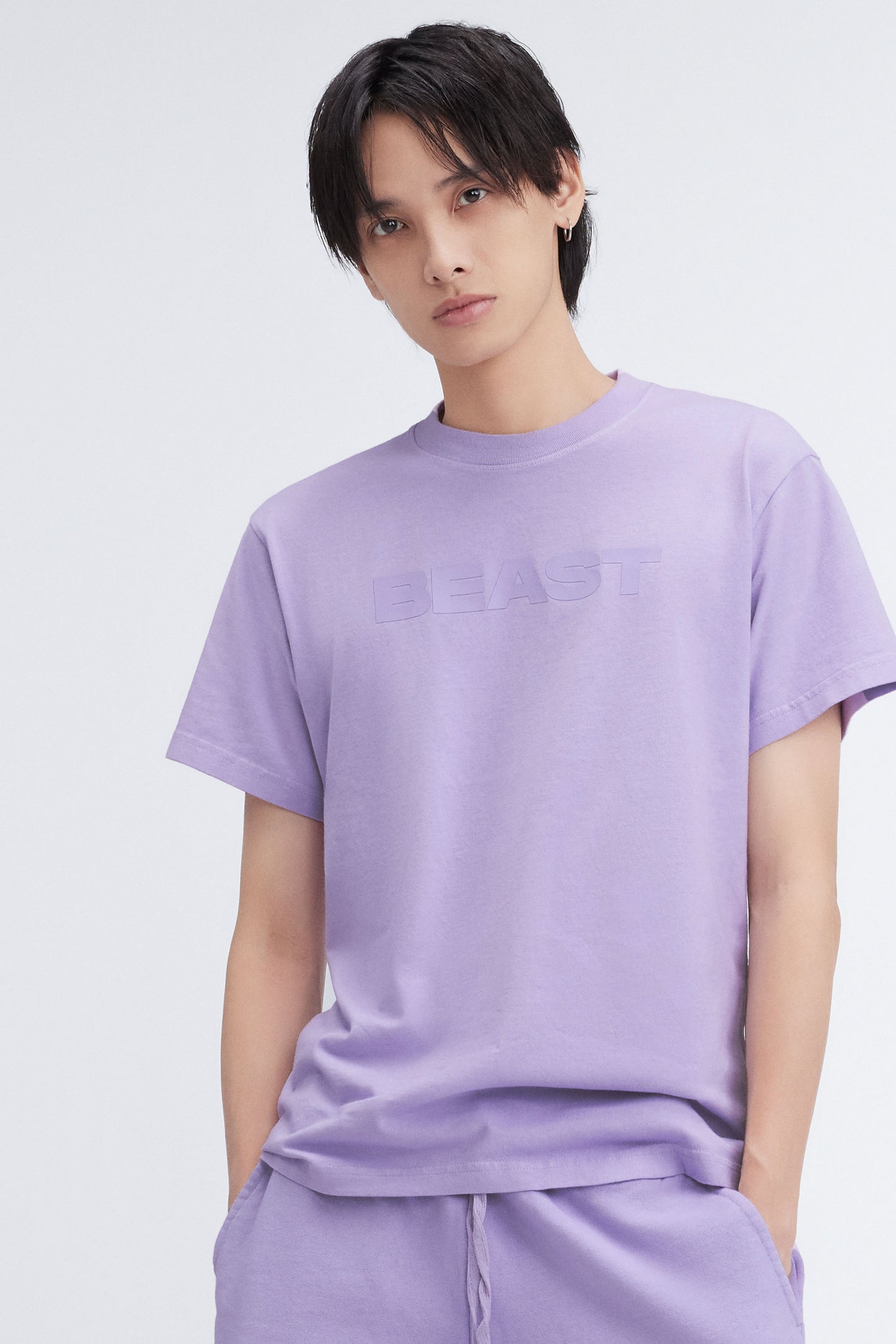 BEAST ORIGINALS S/SLEEVE TEE - DIGITAL LAVENDER