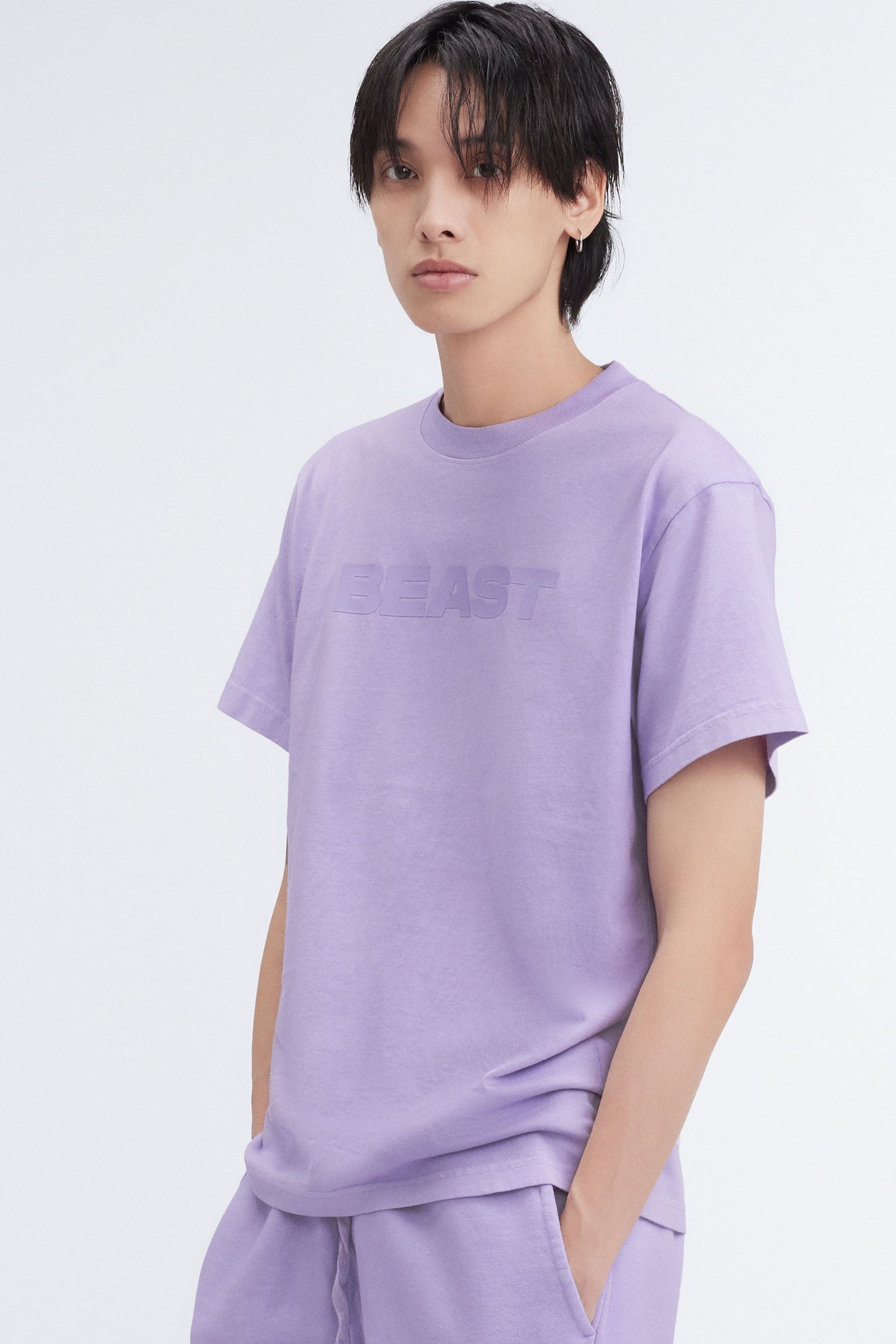 BEAST ORIGINALS S/SLEEVE TEE - DIGITAL LAVENDER