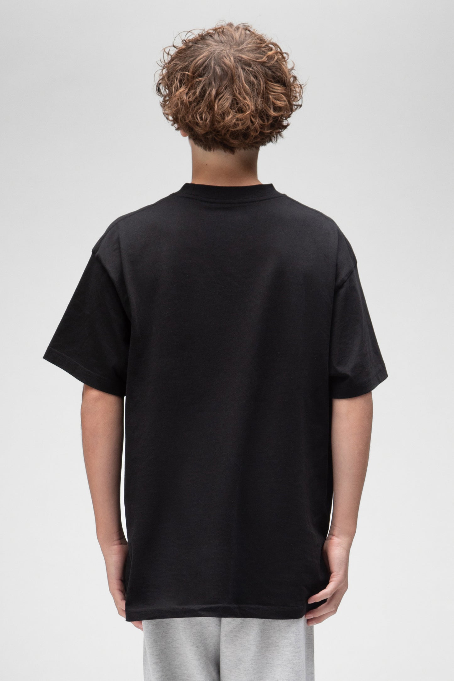 GLOW IN THE DARK PANTHER S/SLEEVE TEE - BLACK