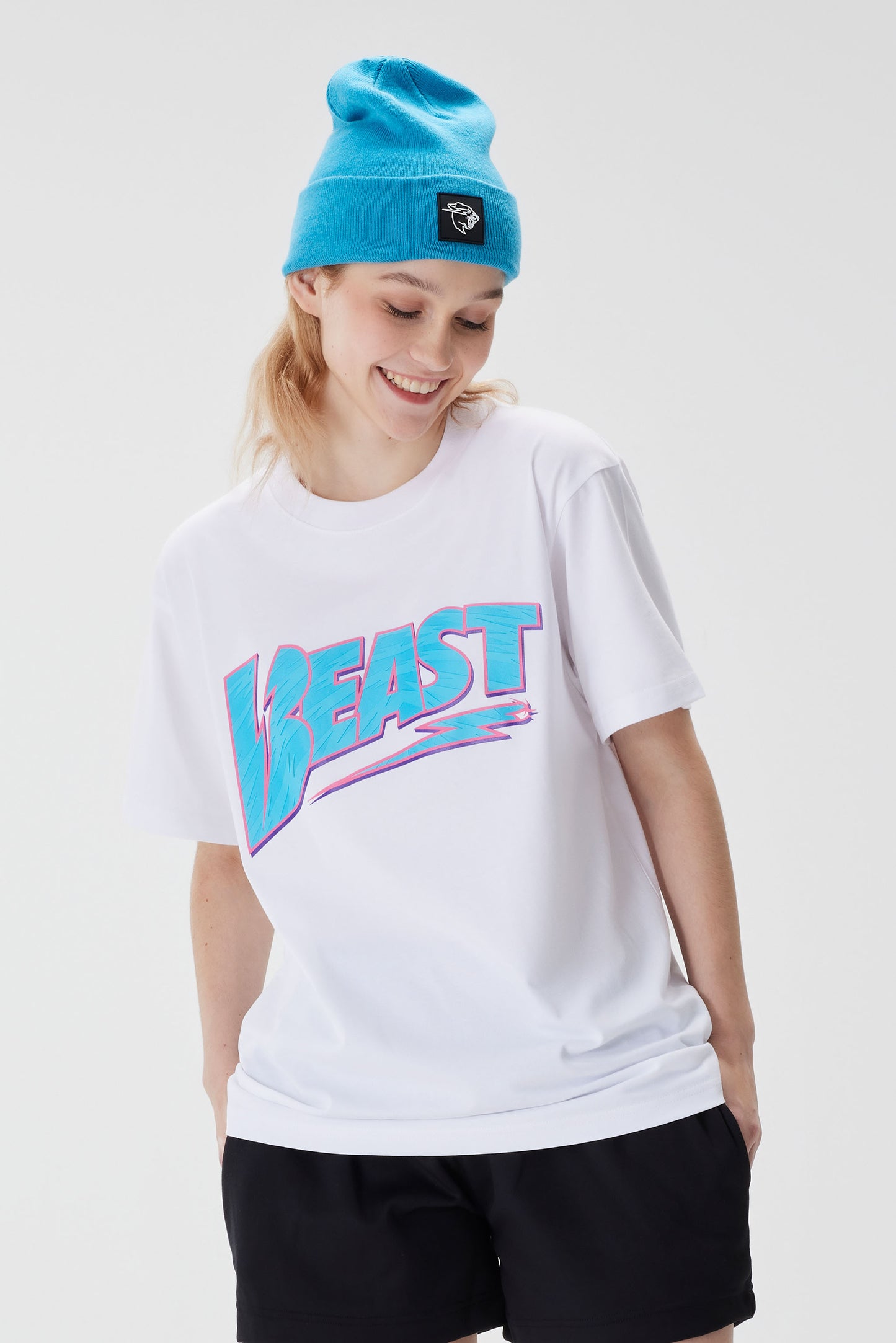 3D BOLT S/SLEEVE TEE - WHITE - MrBeast.store