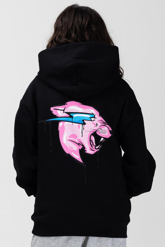 KIDS "HELLO MY NAME IS" HOODIE - BLACK