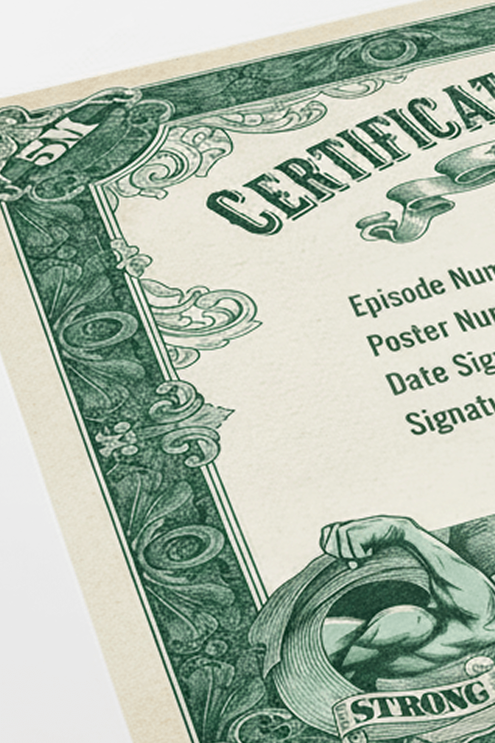 Beast Games Collectible Poster - Certificate