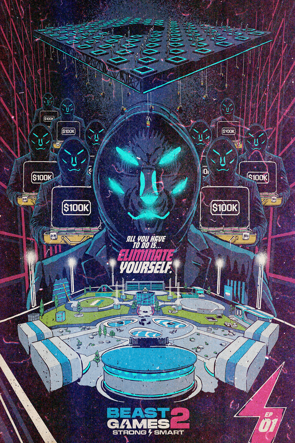 Beast Games Collectible Poster - Episode 1 - Full Color – MrBeast