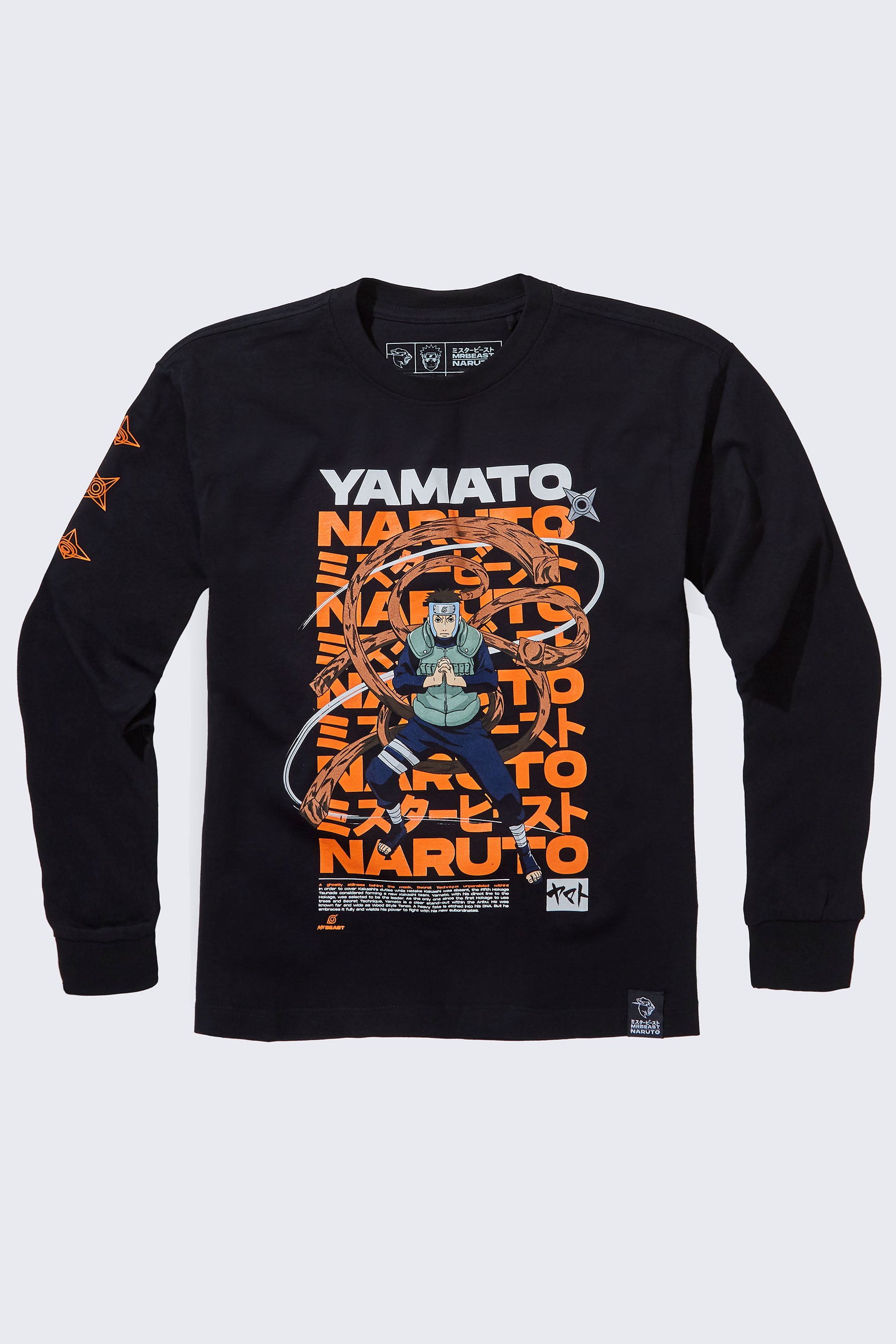 MrBeast x Naruto Yamato Long Sleeve Tee – MrBeast.store
