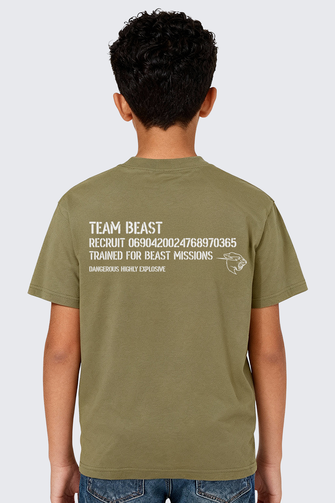 Youth Recruit Tee - Military Green