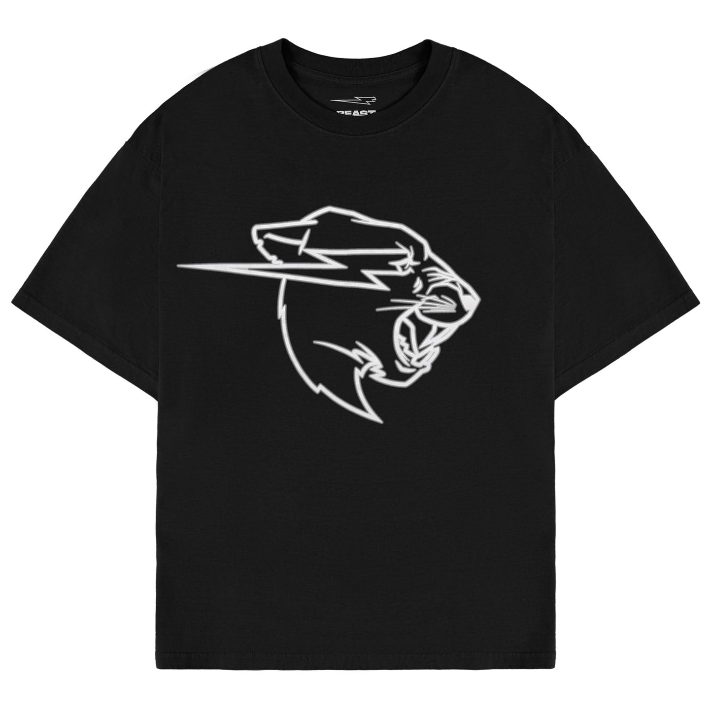 BEAST PANTHER UV REACTIVE S/SLEEVE TEE - BLACK / PINK