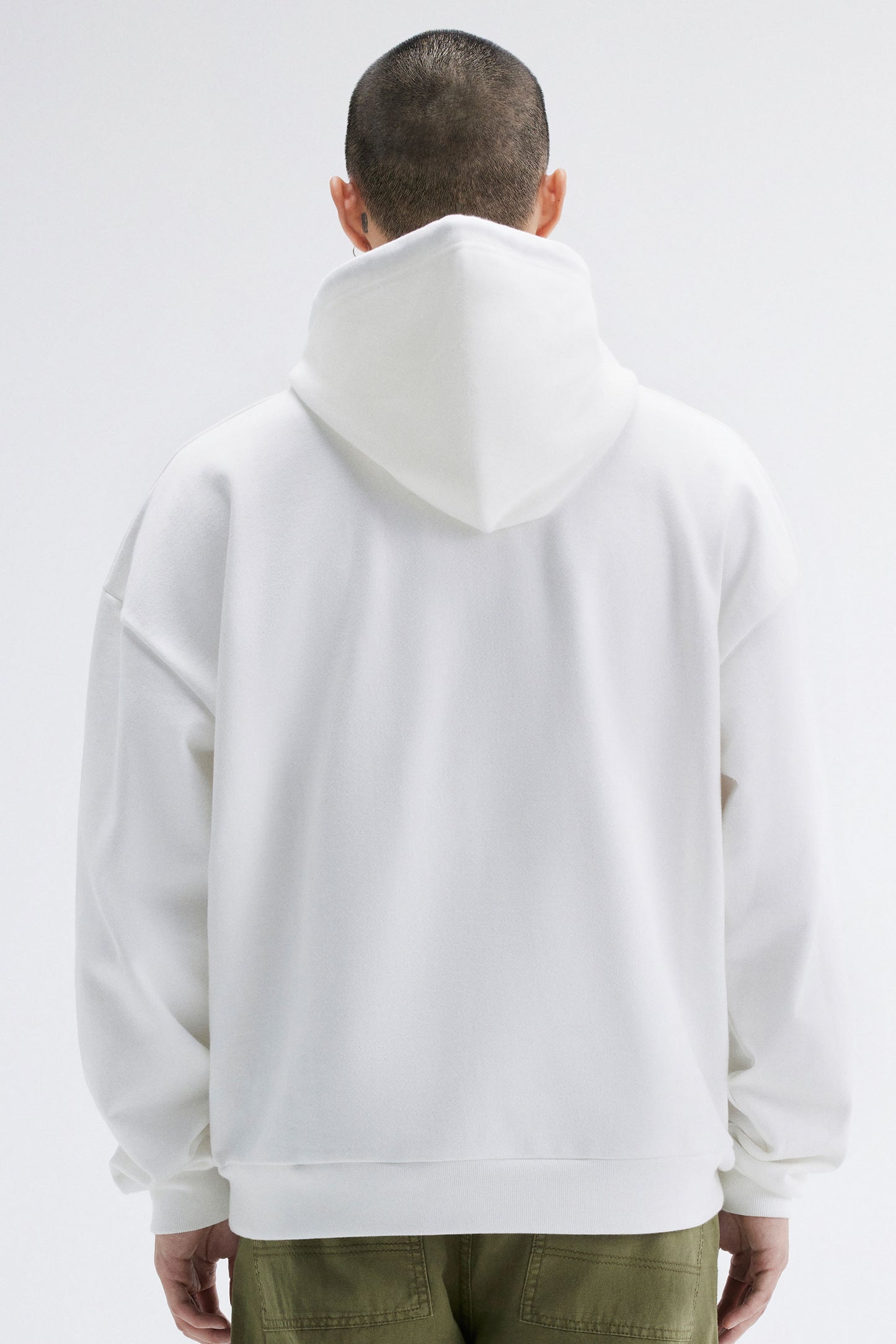 SHREDDER PULLOVER HOODIE - WHITE