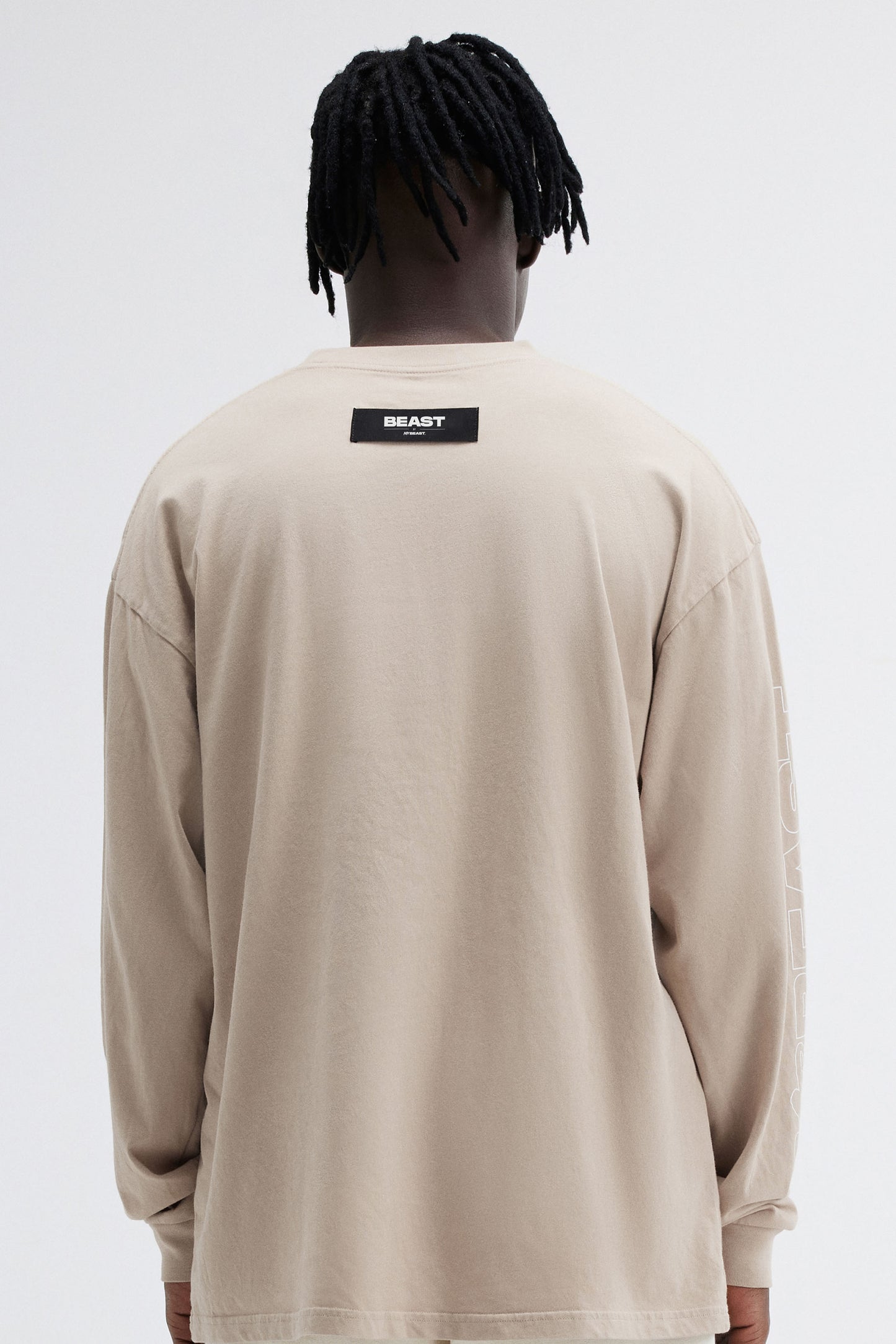 MRBEAST SHREDDER LS TEE - SAND