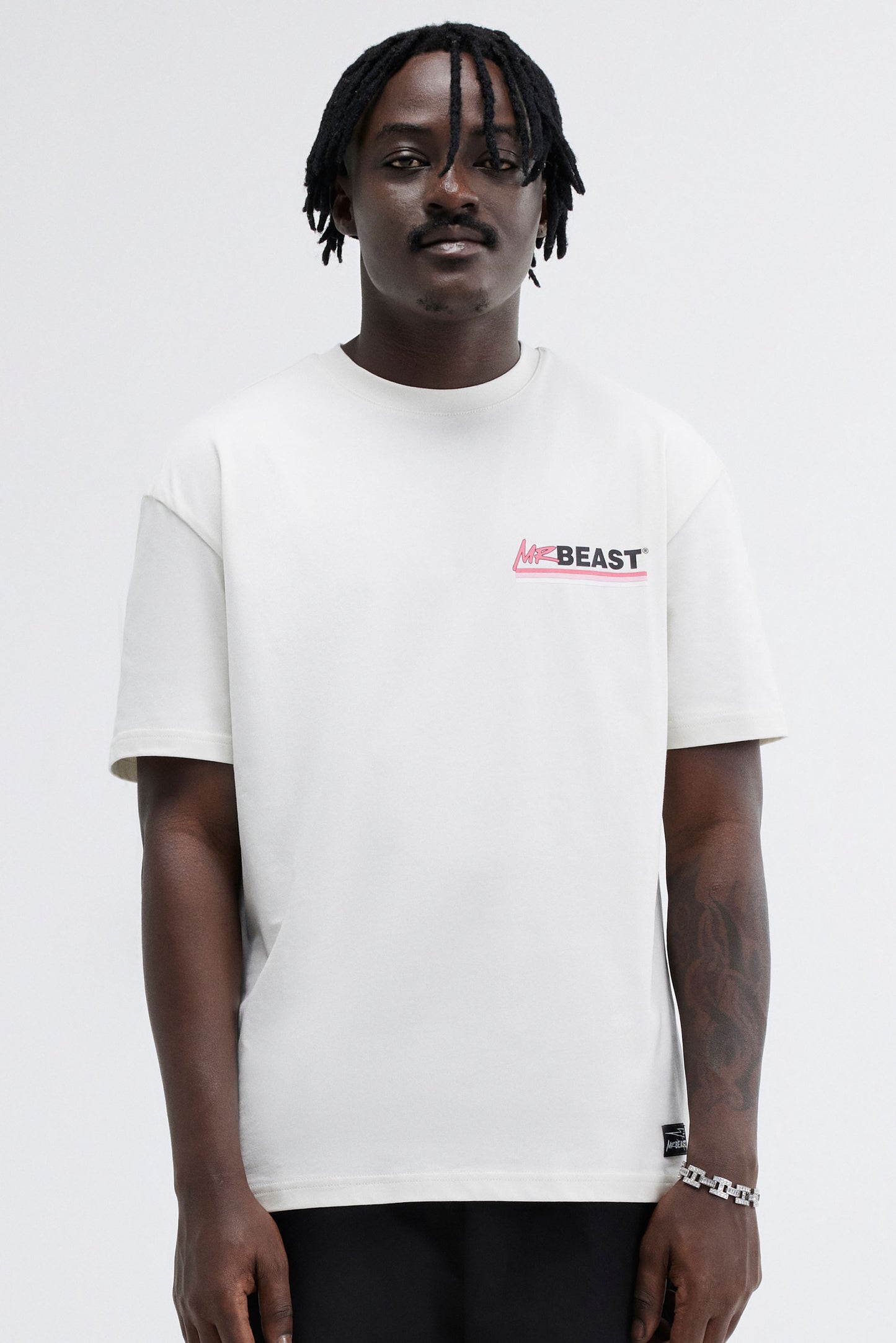 MRBEAST 80's SS TEE - CREAM