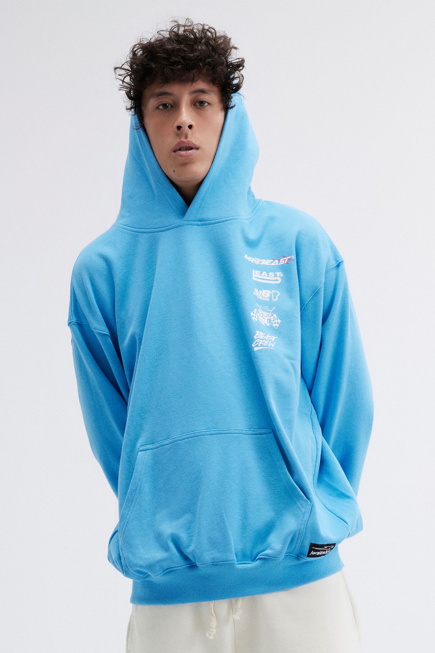 MRBEAST MOTORSPORTS HOODIE - BLUE