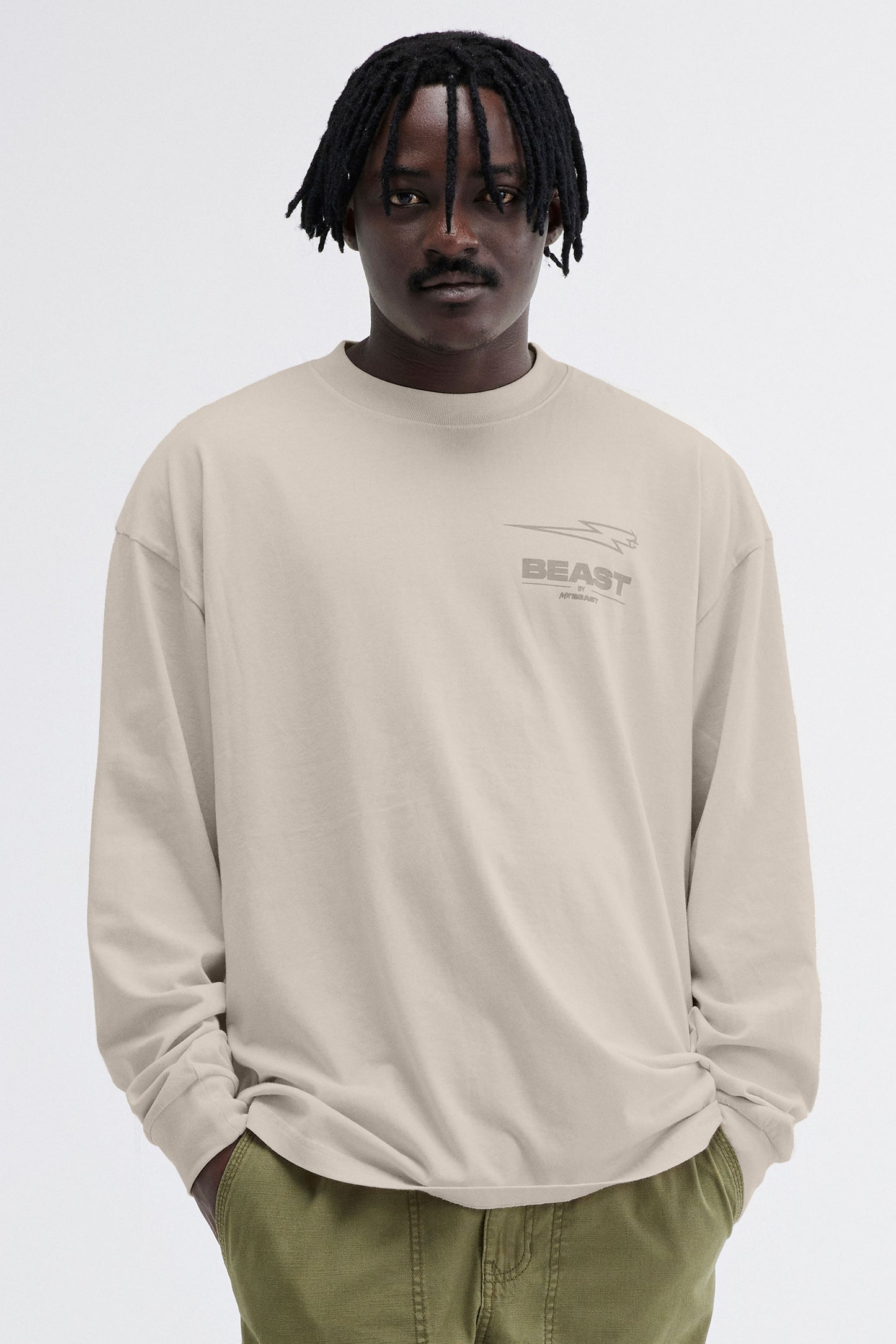 FLASH LS TEE - SAND