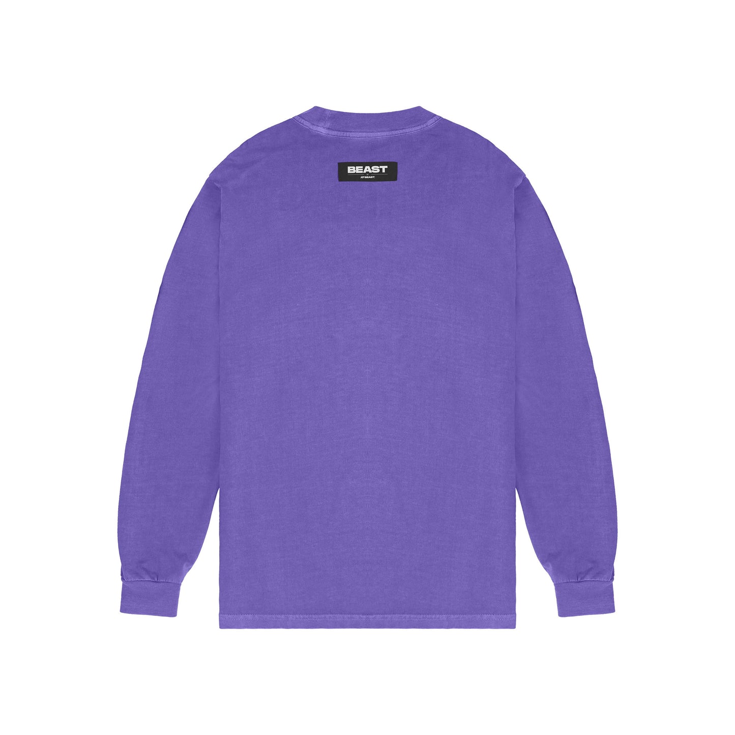 DOLLAR BILL LS TEE - PURPLE PIGMENT DYE