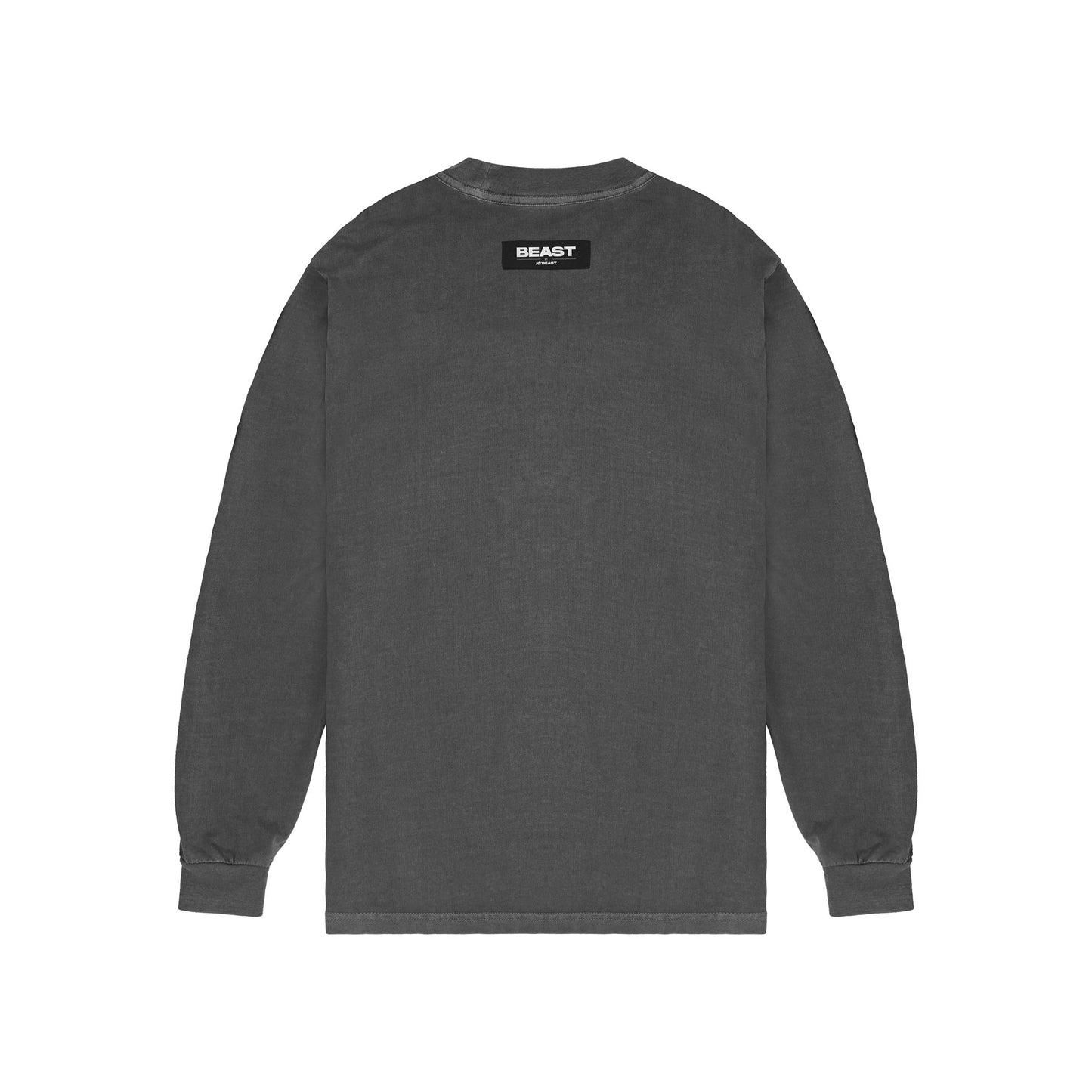 DOLLAR BILL LS TEE - BLACK PIGMENT DYE