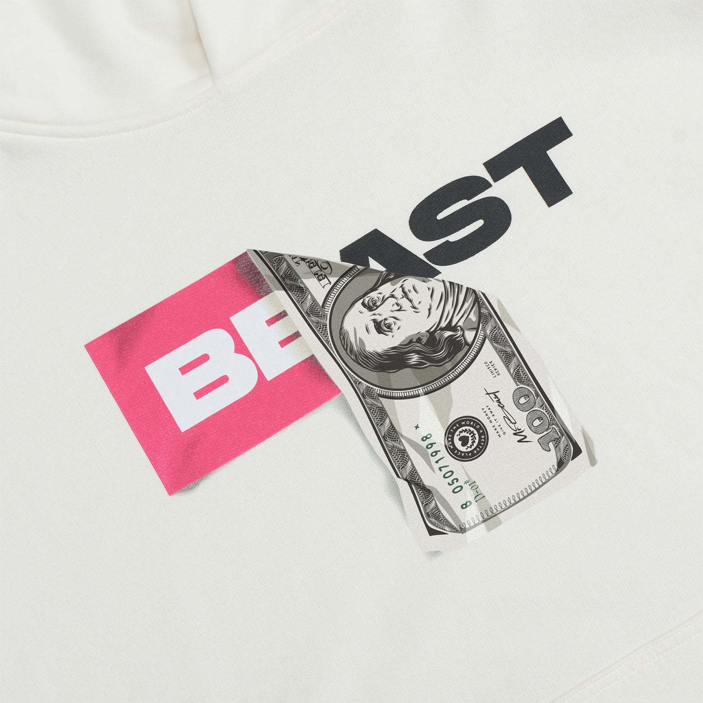 DOLLAR BILL HOODIE - OFF WHITE