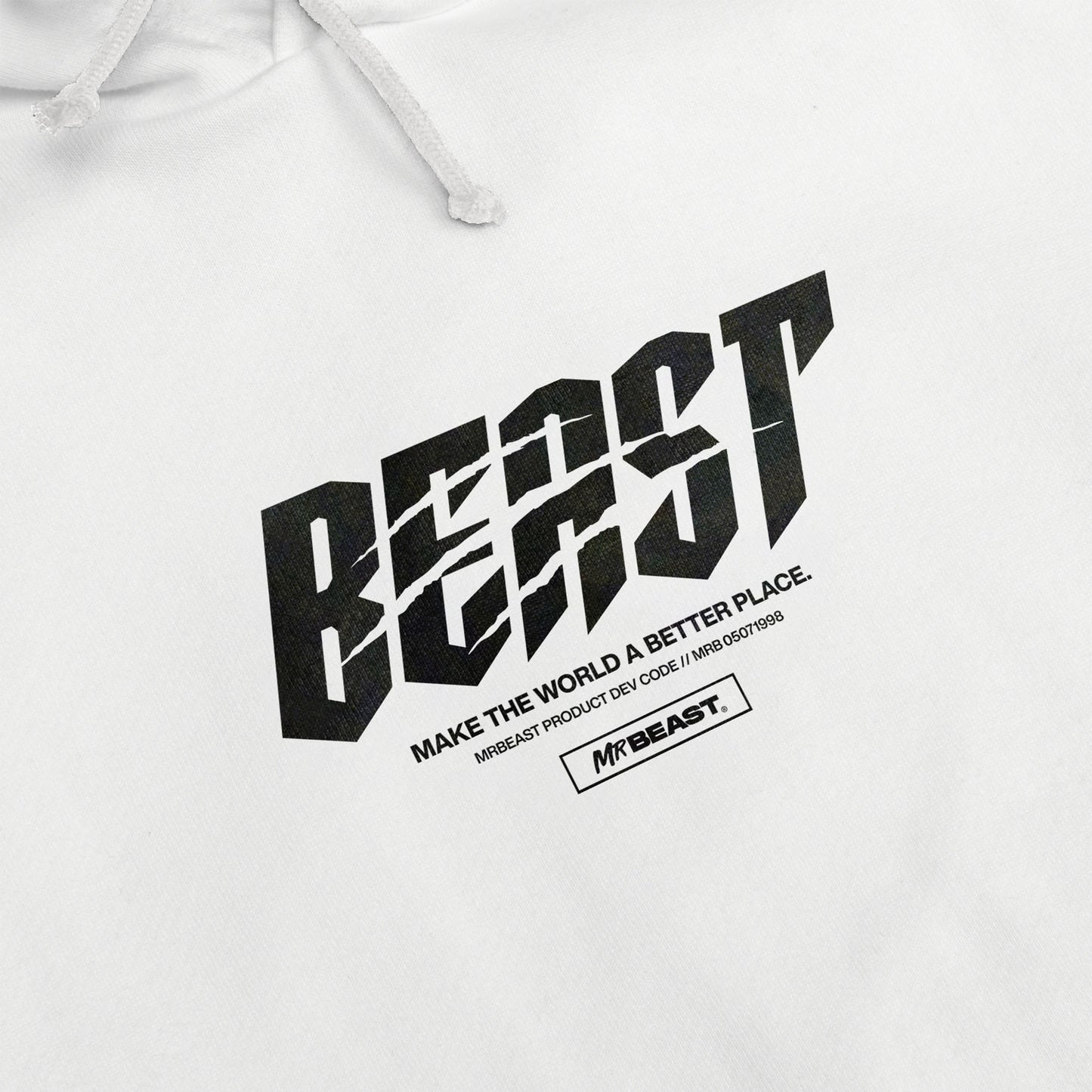 SHREDDER PULLOVER HOODIE - WHITE