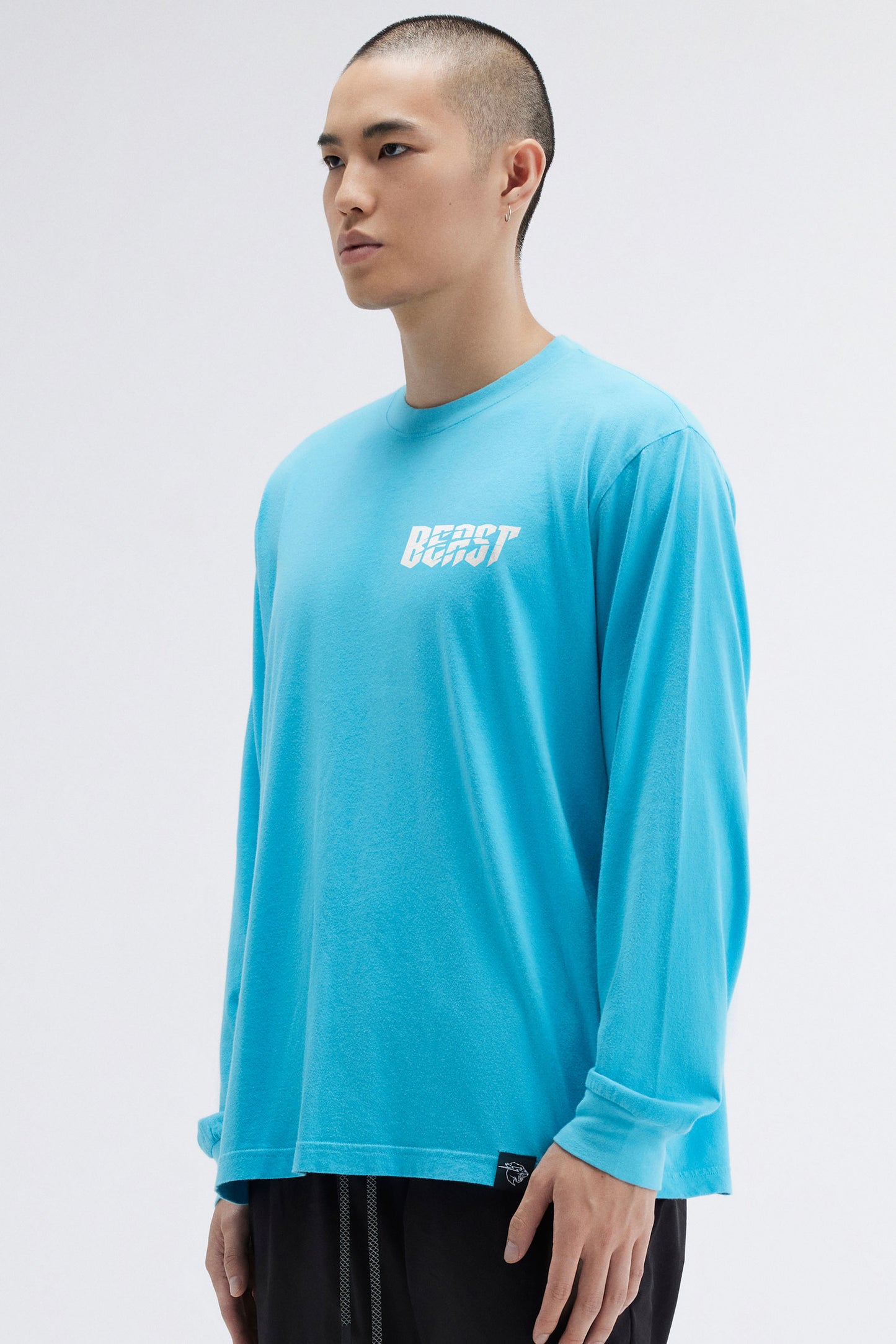 SHREDDER LS TEE - ELECTRIC BLUE