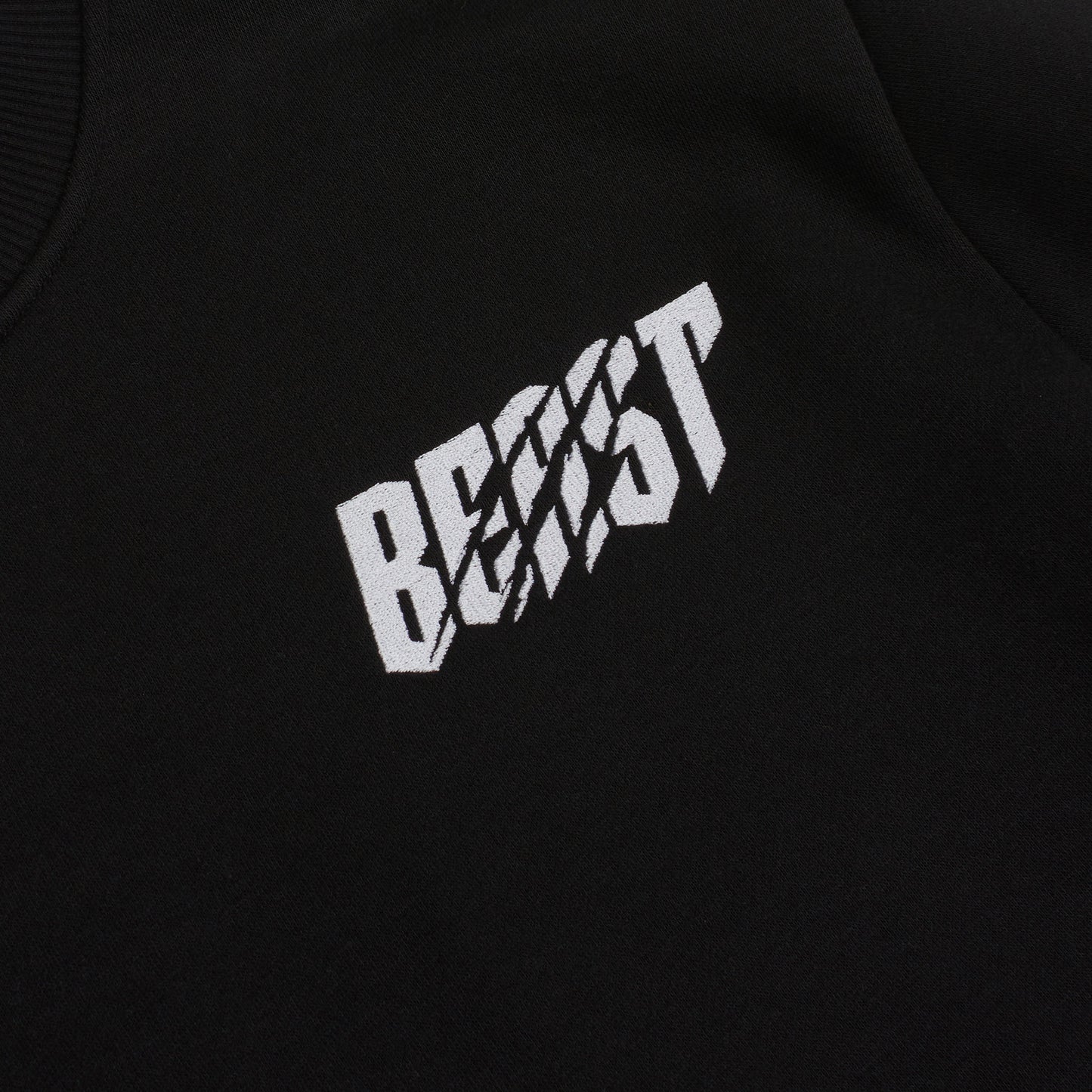SHREDDER CREWNECK SWEATSHIRT - BLACK