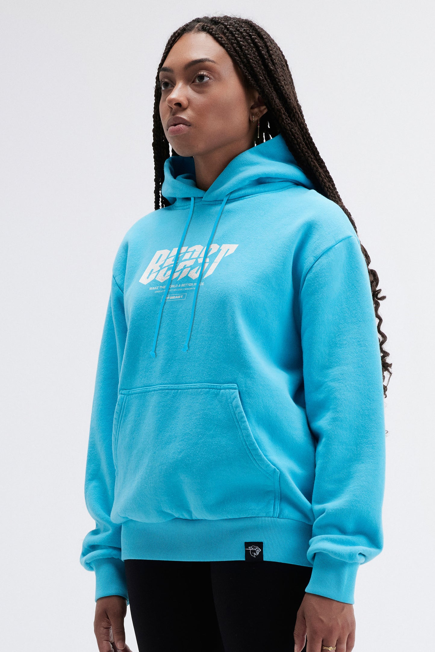 SHREDDER PULLOVER HOODIE - ELECTRIC BLUE
