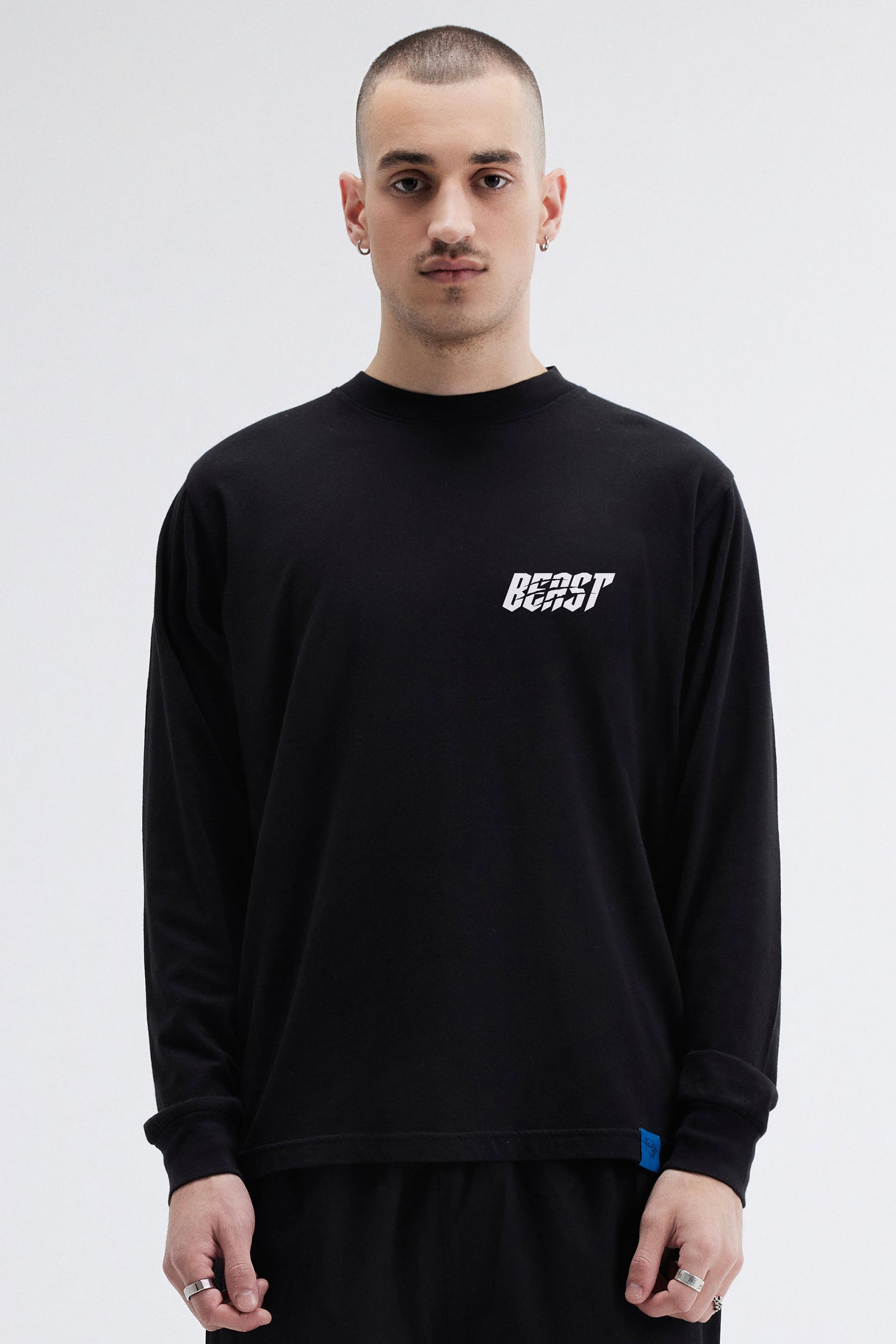 SHREDDER LS TEE - BLACK