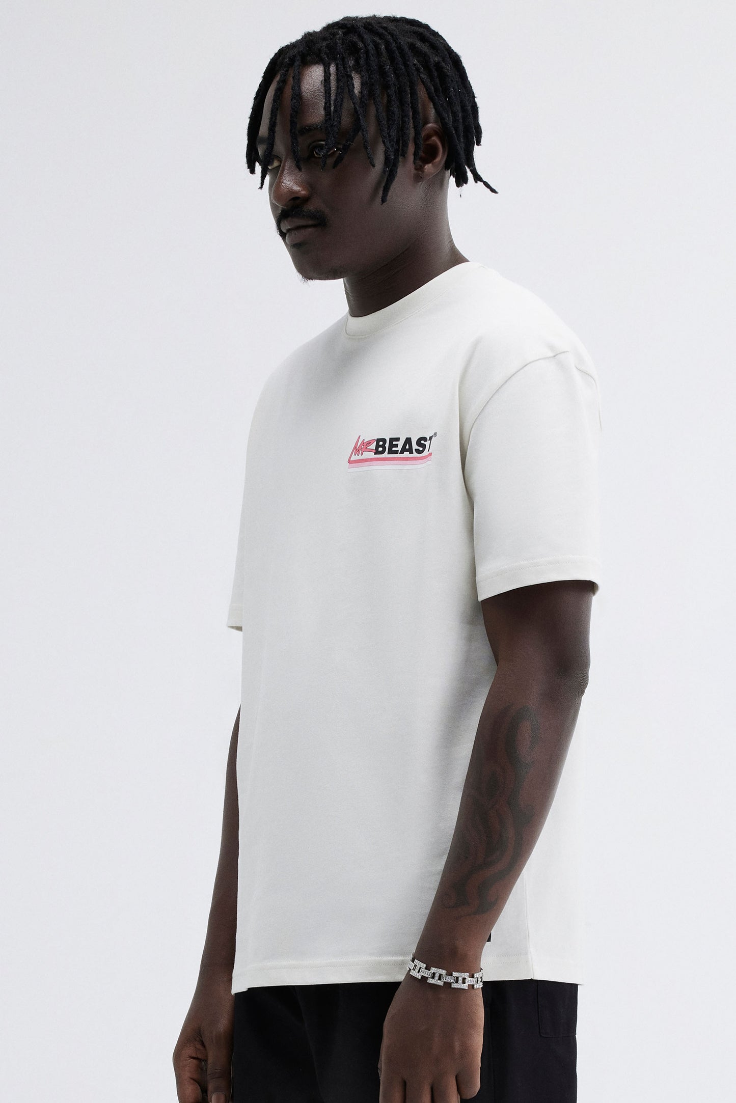 MRBEAST 80's SS TEE - CREAM