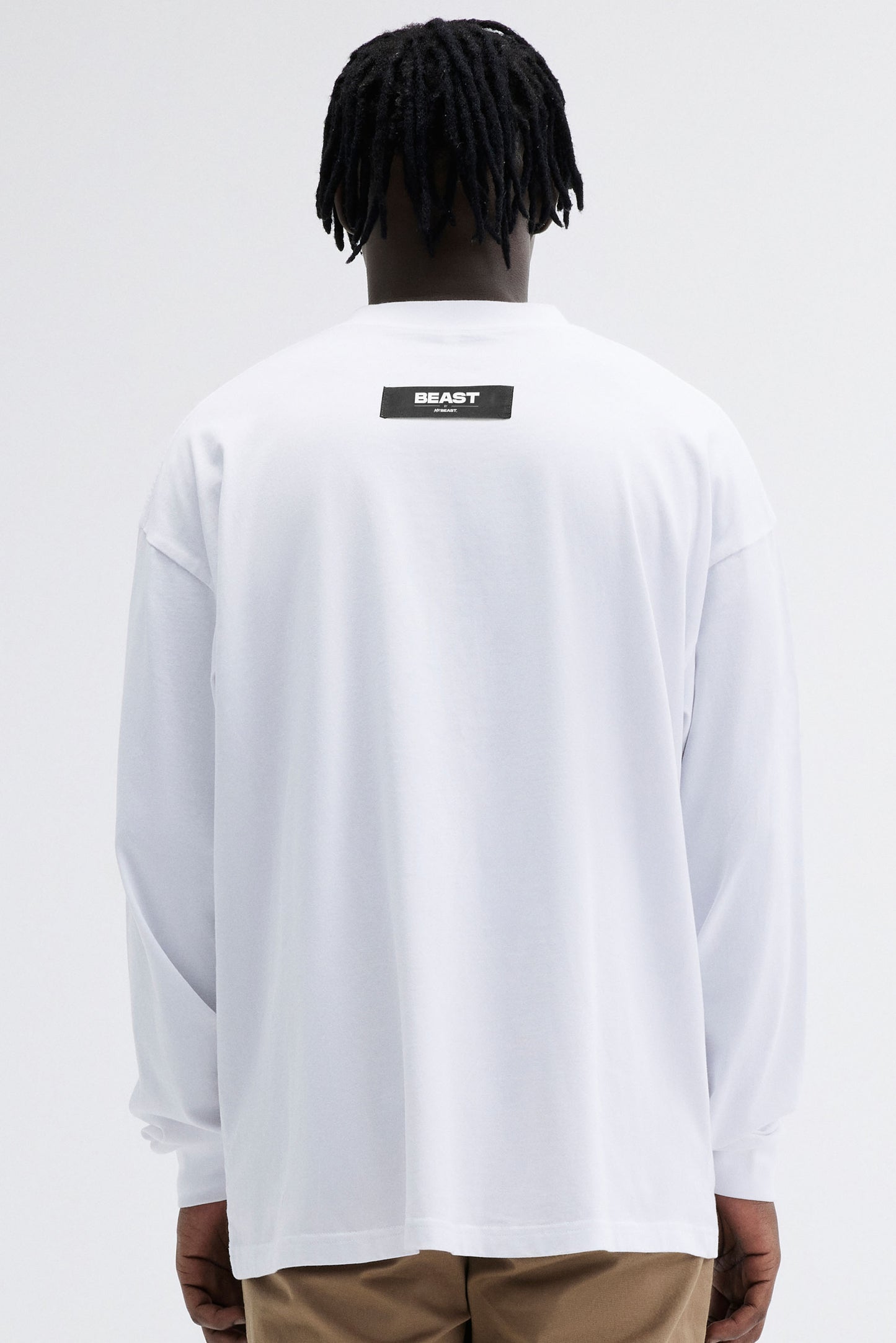 CORE FLASH BOX LS TEE - WHITE