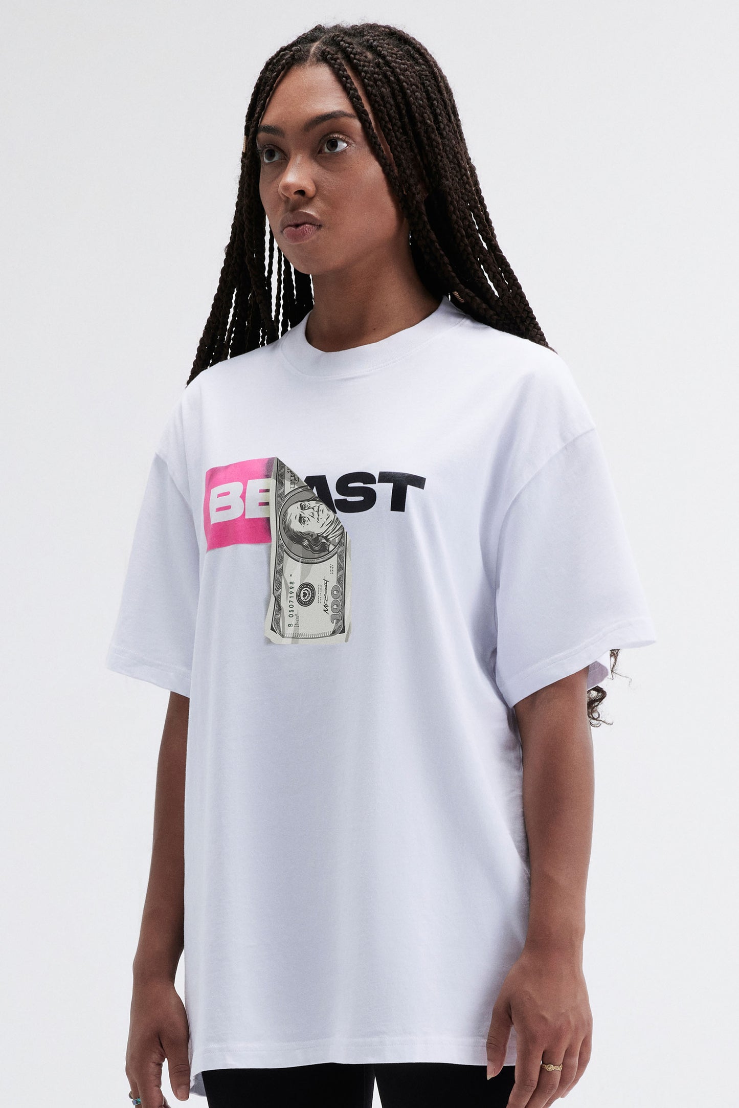 DOLLAR BILL SS TEE - OFF WHITE