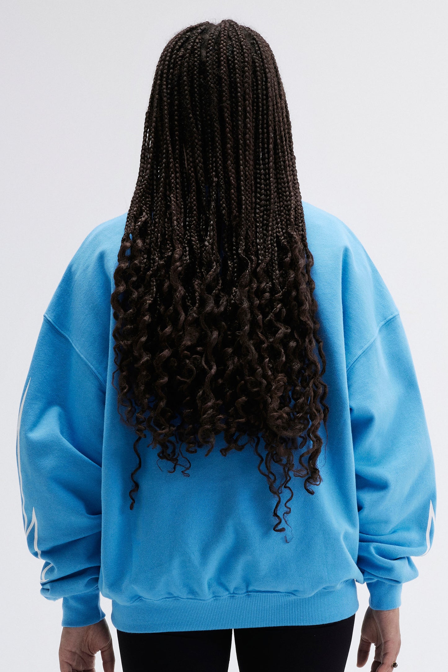 PUFFY PANTHER CREWNECK SWEATSHIRT - BLUE