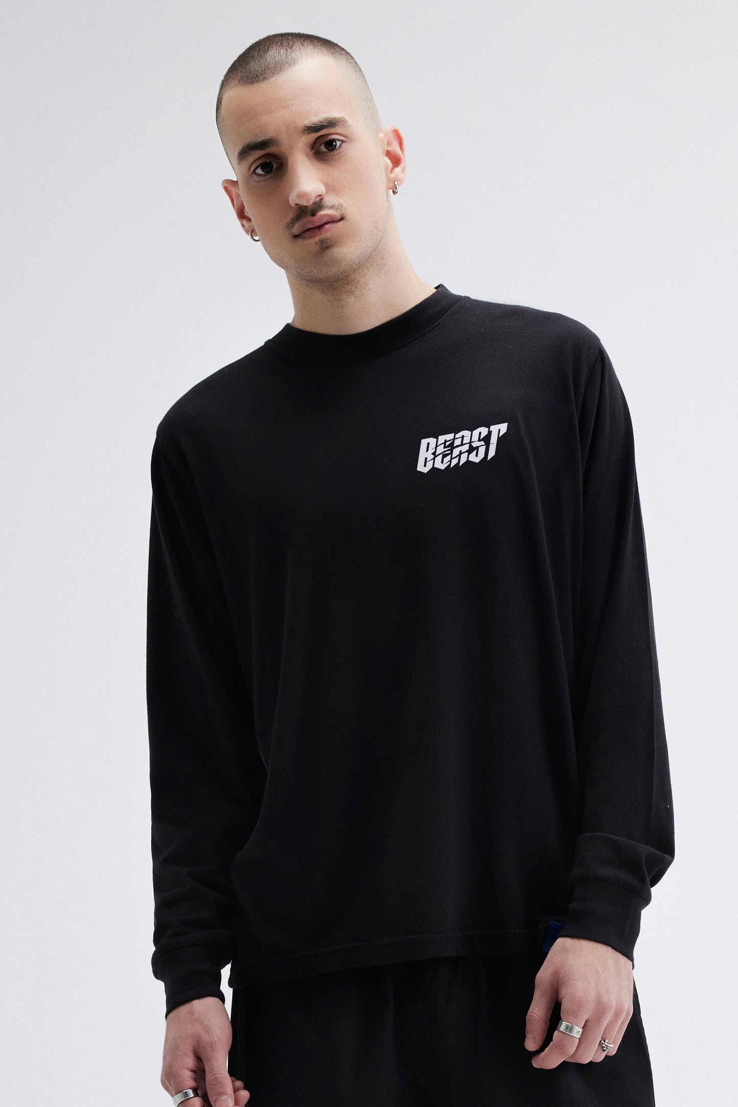 SHREDDER LS TEE - BLACK