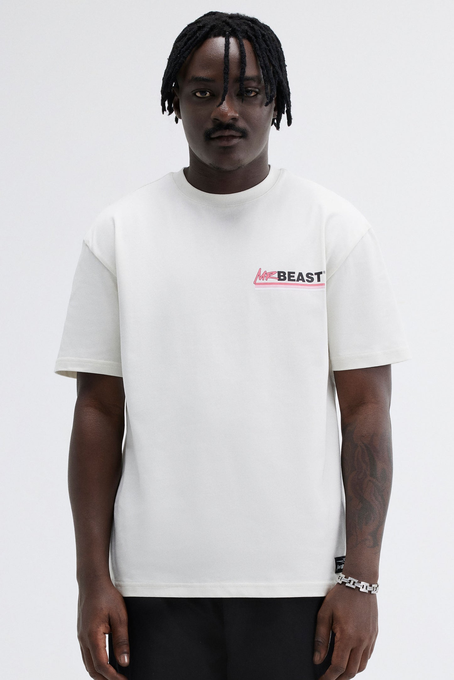 MRBEAST 80's SS TEE - CREAM