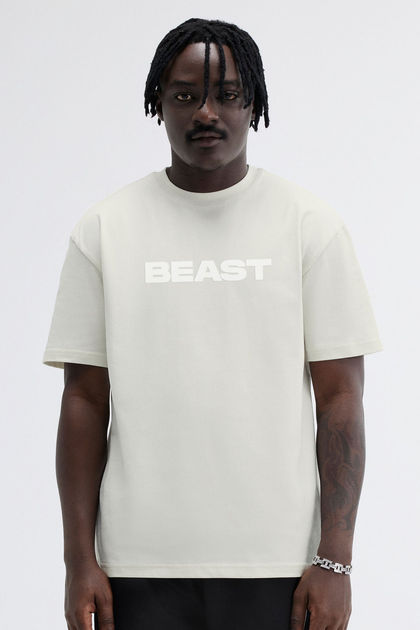 BEAST ORIGINALS SS TEE - OFF WHITE
