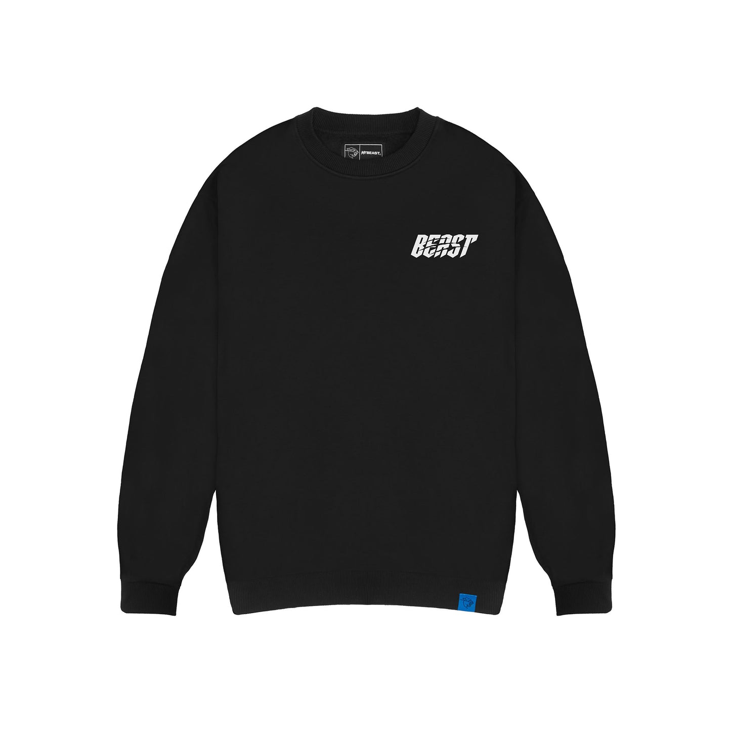 SHREDDER CREWNECK SWEATSHIRT - BLACK