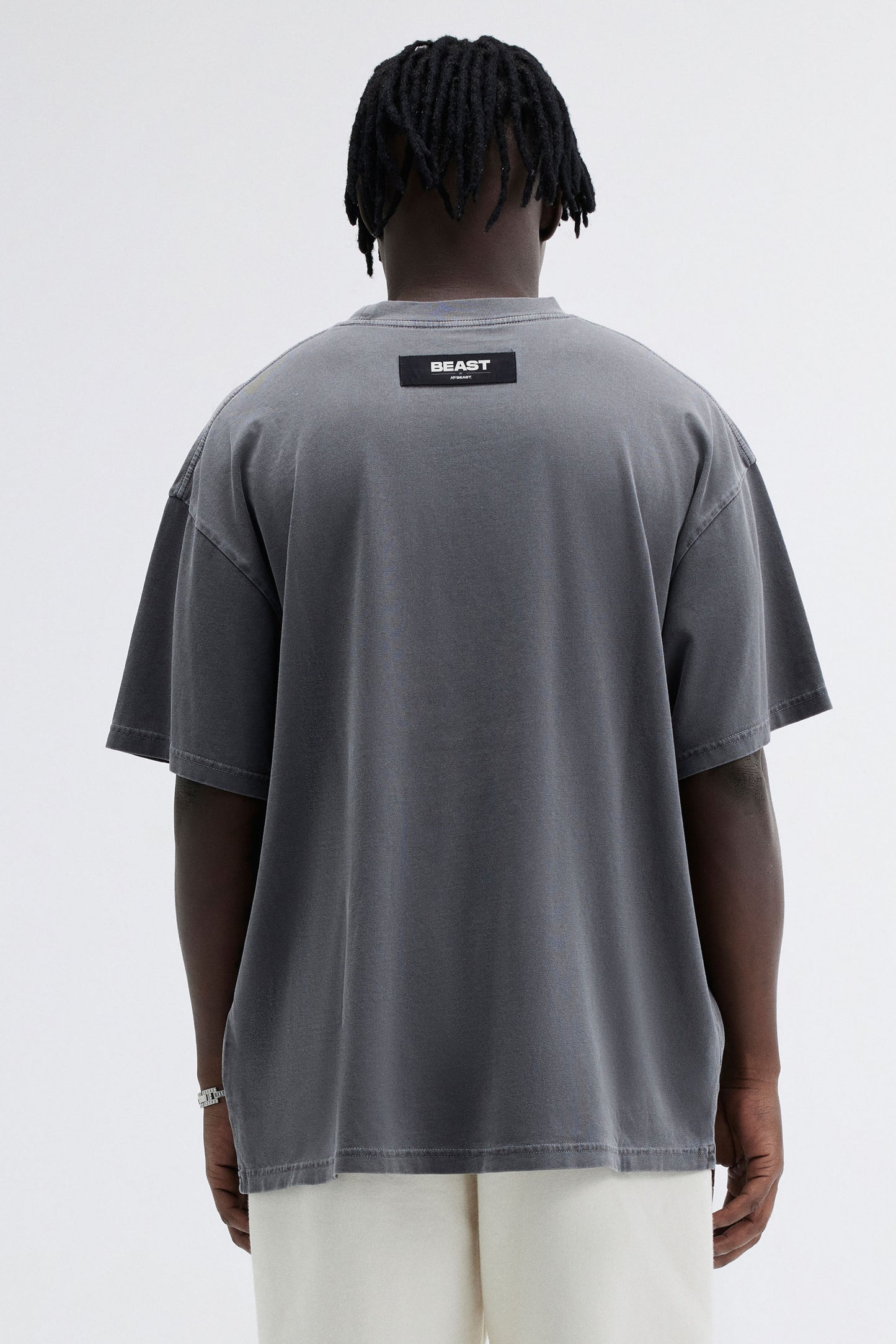 DOLLAR BILL SS TEE - BLACK PIGMENT DYE