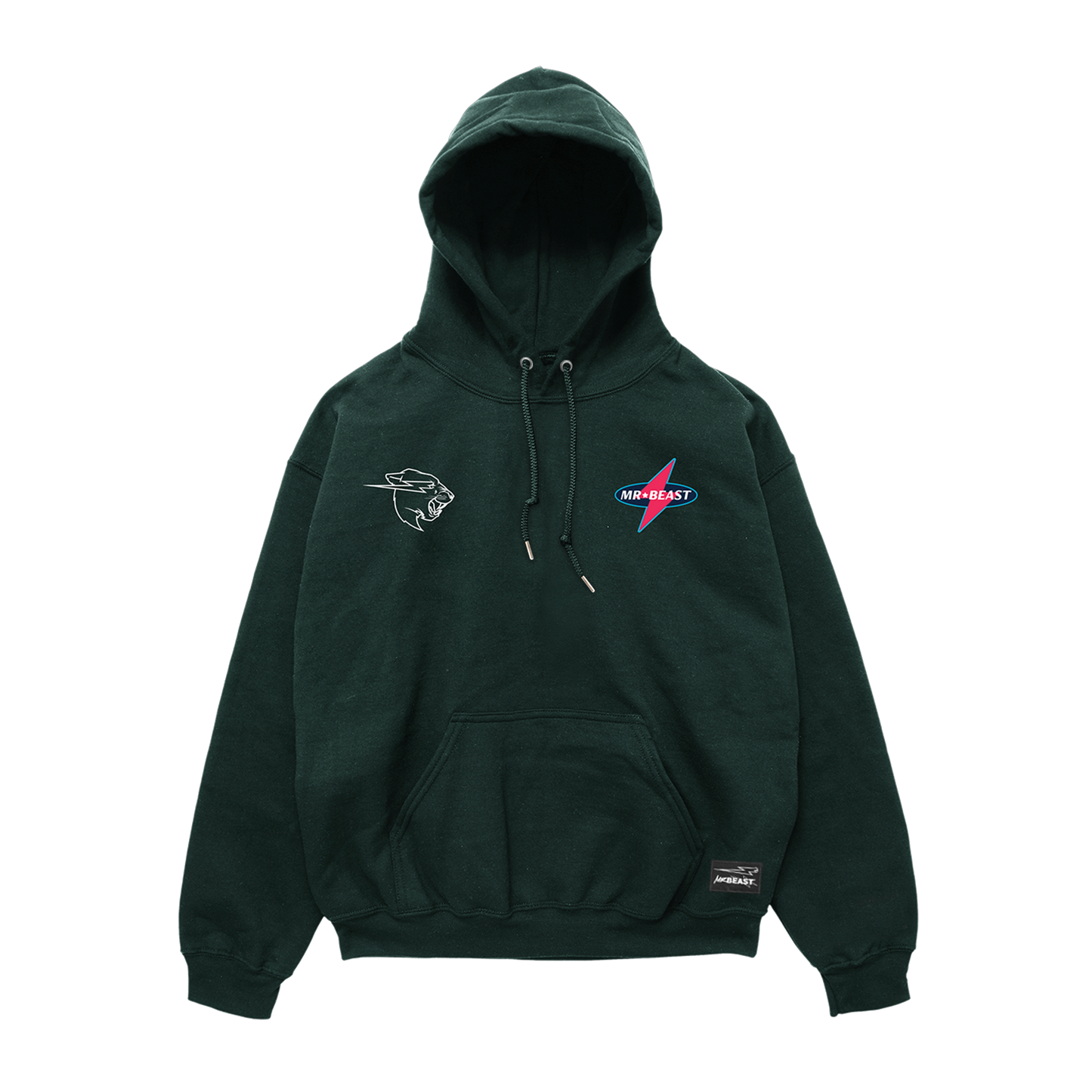 MRBEAST LIGHTNING HOODIE - GREEN
