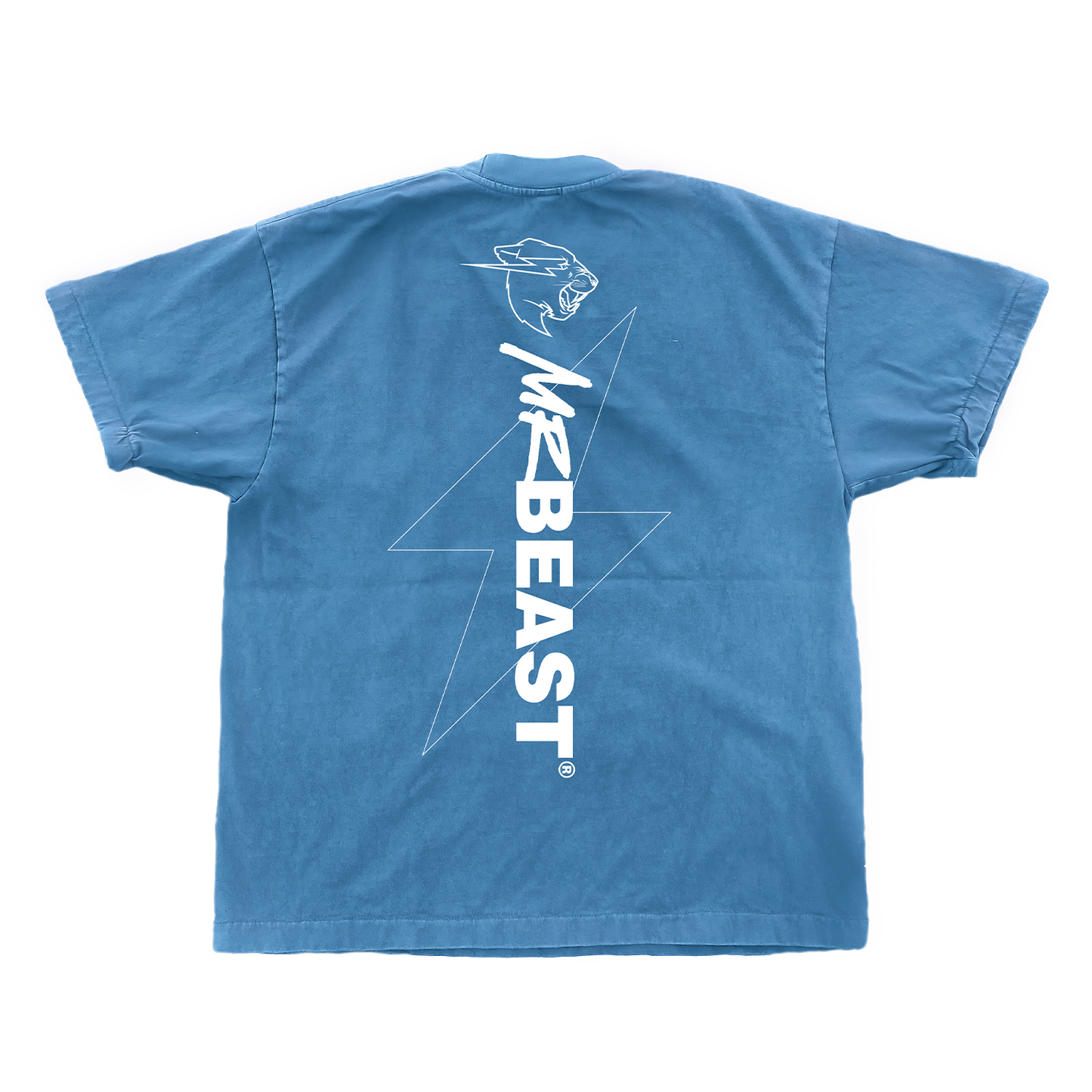 MRBEAST STAPLE SS TEE - BLUE