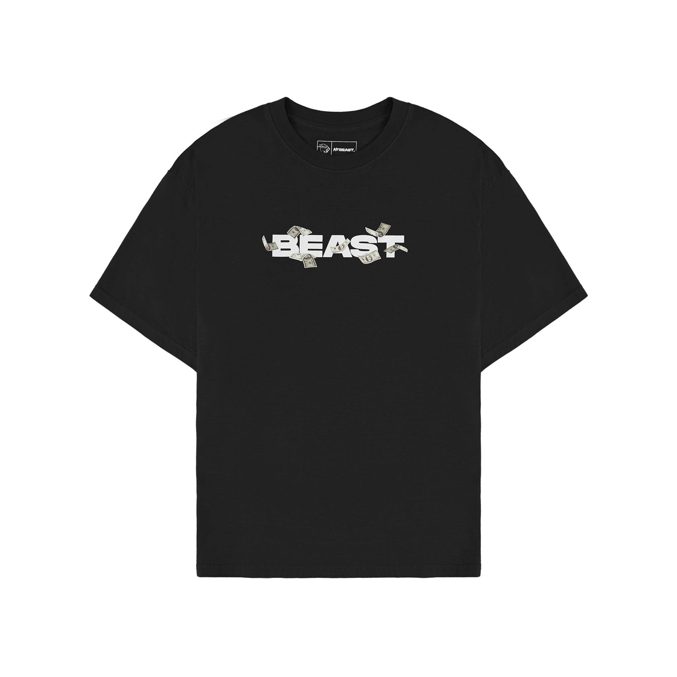 BEAST ORIGINALS CLASSIC BILL SS TEE - BLACK – MrBeast.store