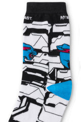 KIDS BEAST PARTICLE SOCKS - BLACK/WHITE