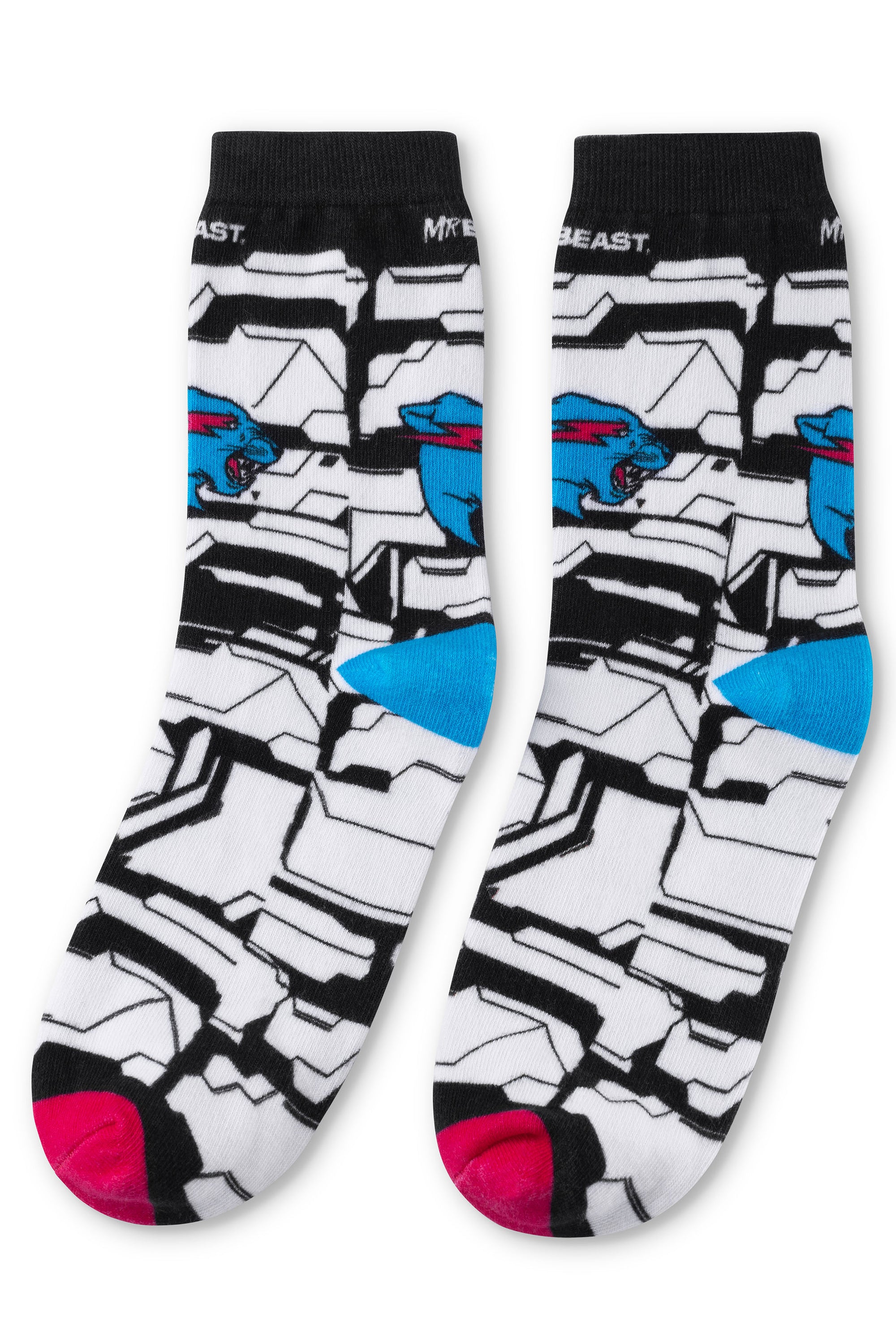 KIDS BEAST PARTICLE SOCKS - BLACK/WHITE