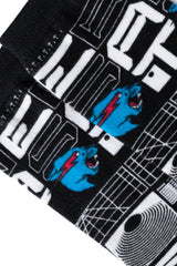 KIDS MECH SOCKS - BLACK