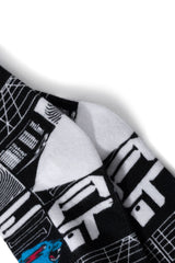 KIDS MECH SOCKS - BLACK