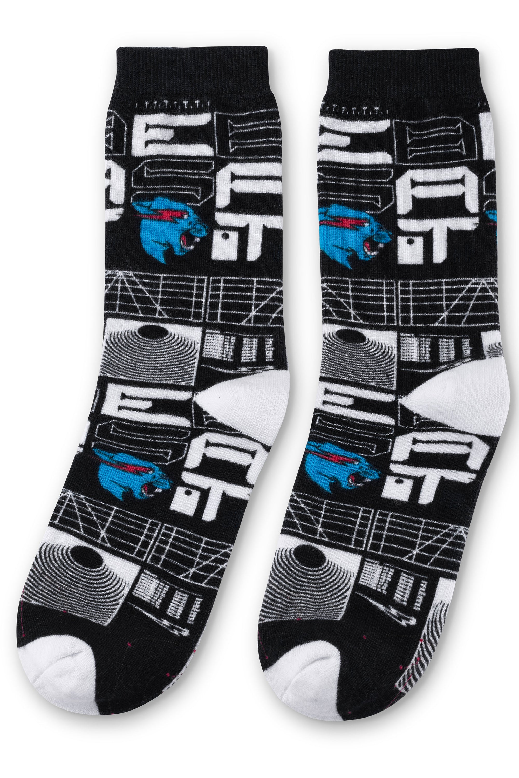 KIDS MECH SOCKS - BLACK