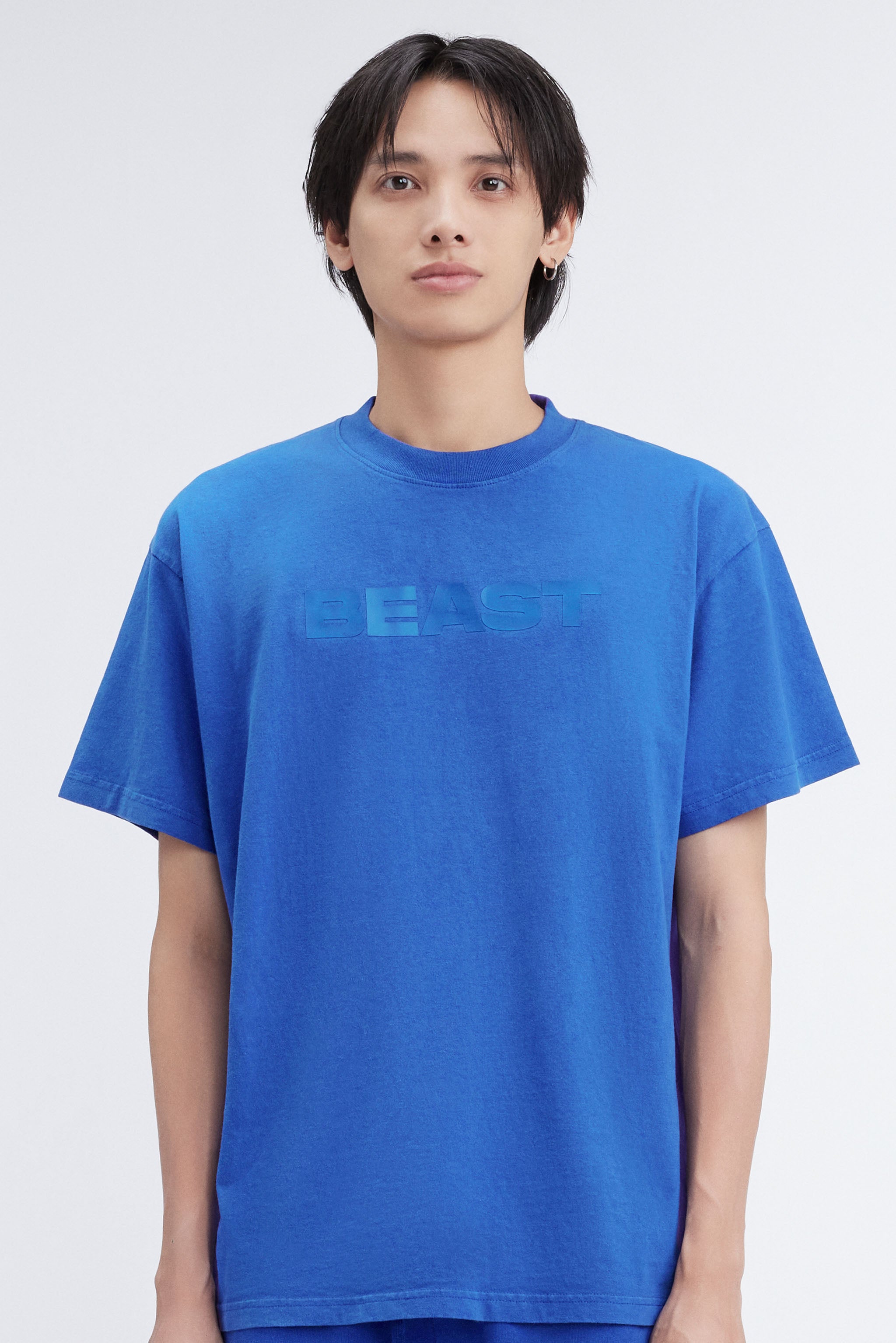 BEAST ORIGINALS S/SLEEVE TEE - COBALT BLUE – MrBeast.store