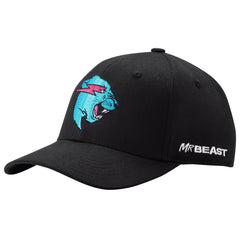 PANTHER SNAPBACK HAT - BLACK