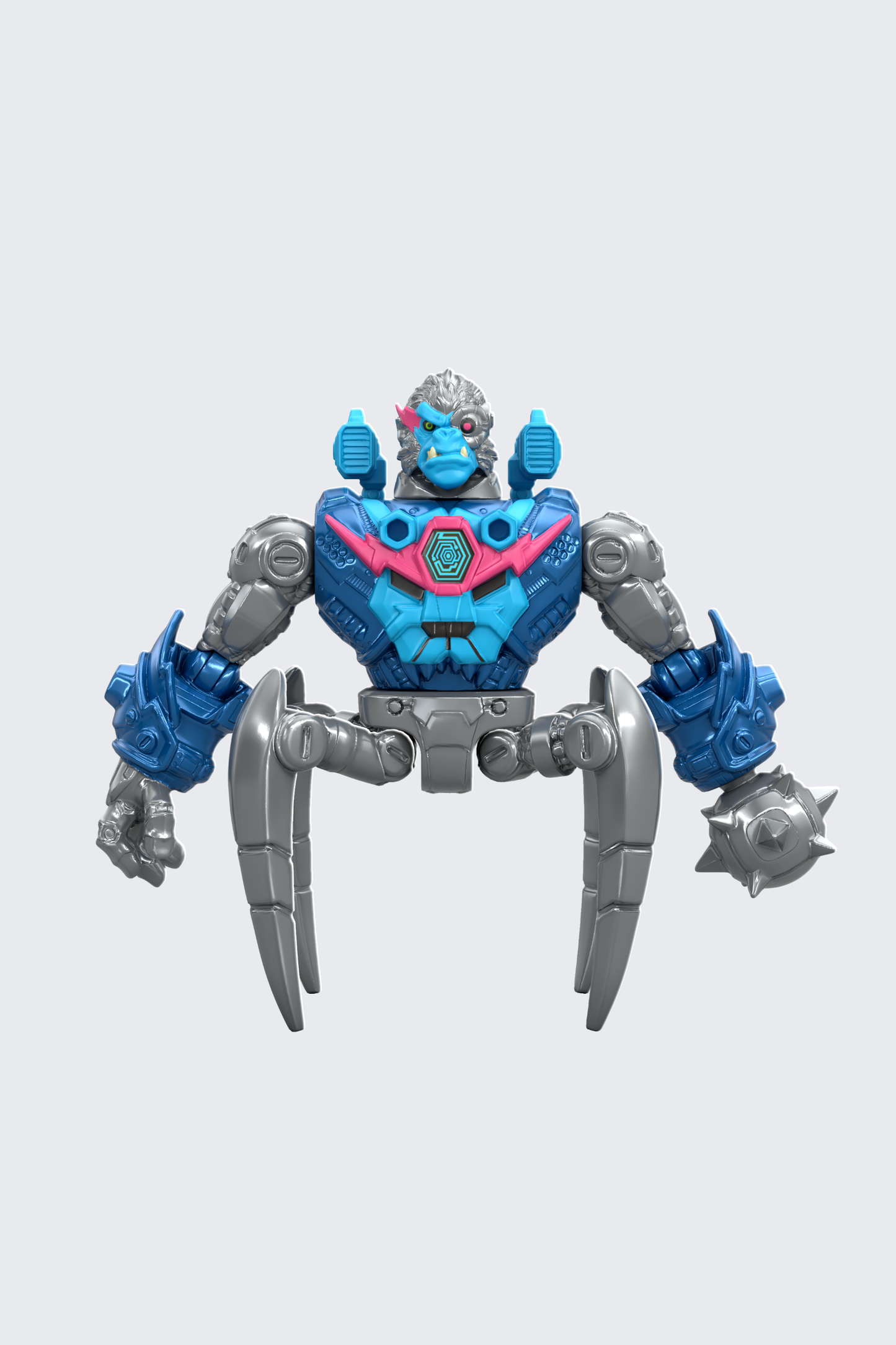MrBeast Lab Hybrids Mega Hero Lab - MEGA-TECH Series, 4 Figure Pack