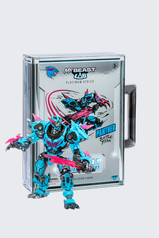 MrBeast Lab Platinum Series 6.5” Panther Battle Titan Collector Figure